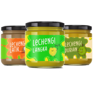 Lecheng Jars (Durian, Langka/Jackfruit, Latik/Coconut) 200g
